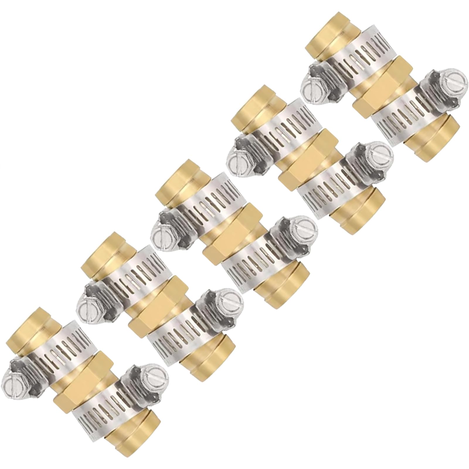 Amazon | cozyou 5 パック 5/8インチ 真鍮 ガーデンウォーター